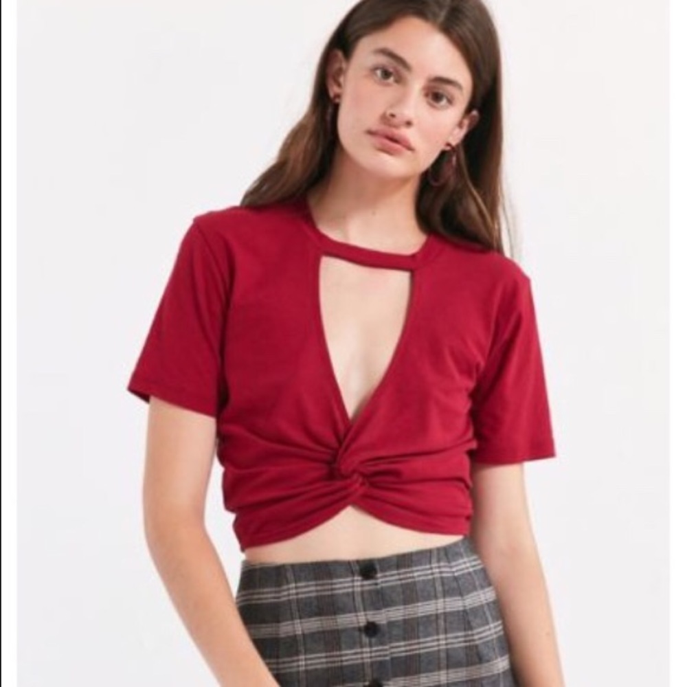 Urban Outfitters Silence + Noise Twist Front Tee